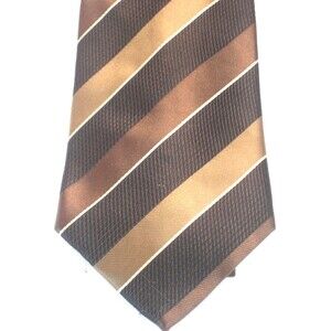 NWOT Salem Brown Striped Necktie